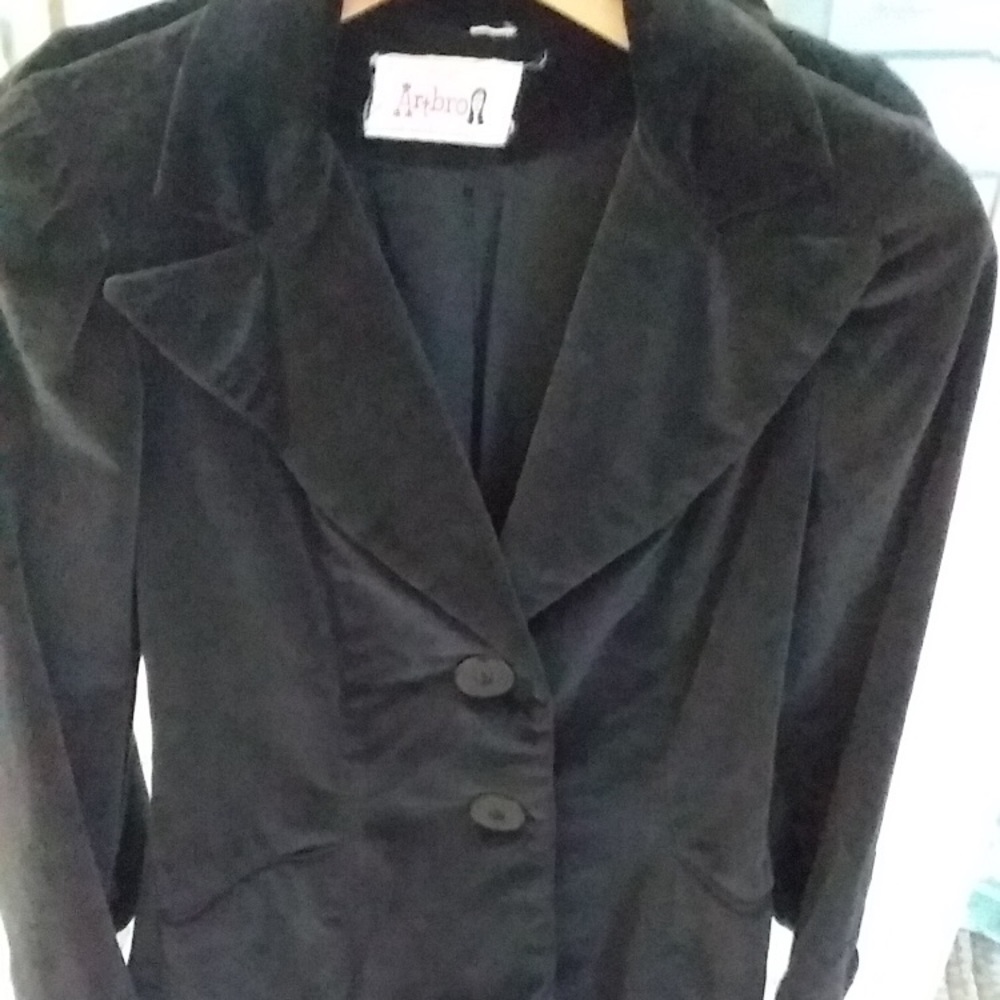 Vintage Black Velvet Jacket
